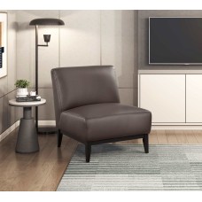 1129 Leather Slipper Chair